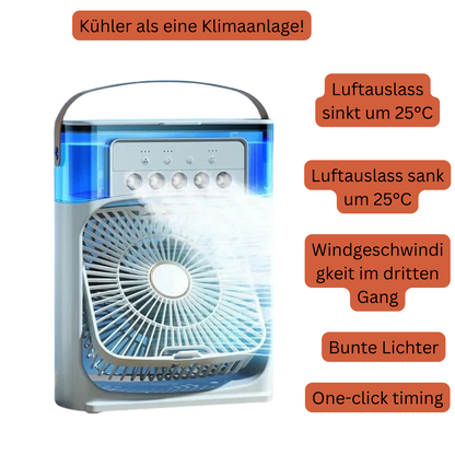 Tragbarer 3-in-1 Luftbefeuchter Ventilator Klimaanlage