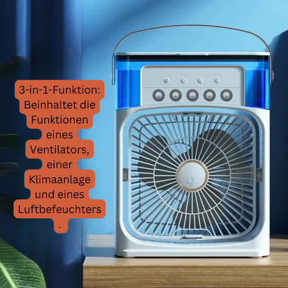 Tragbarer 3-in-1 Luftbefeuchter Ventilator Klimaanlage